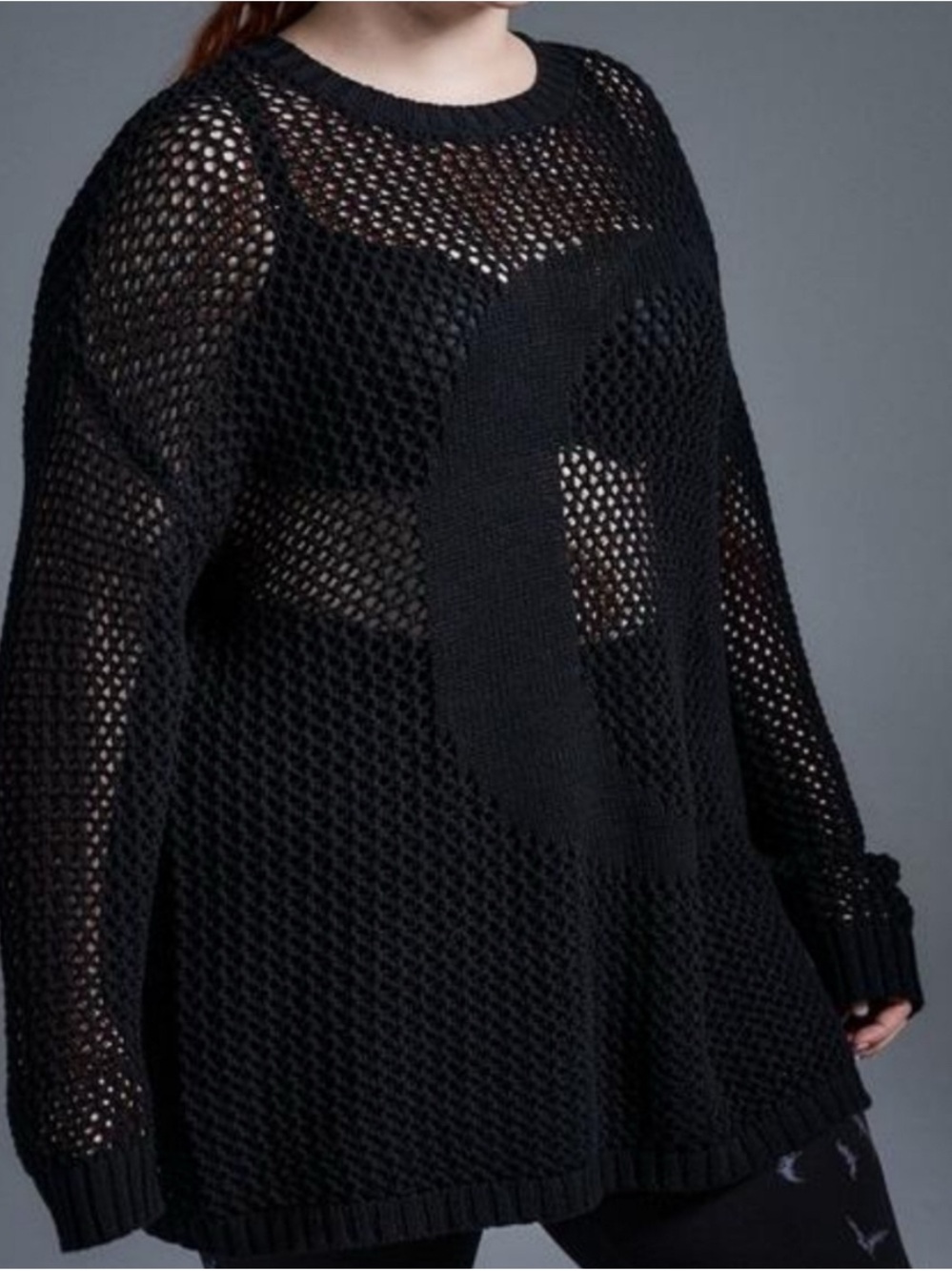 Black witchy nightfall torrid sweater moon 2x
